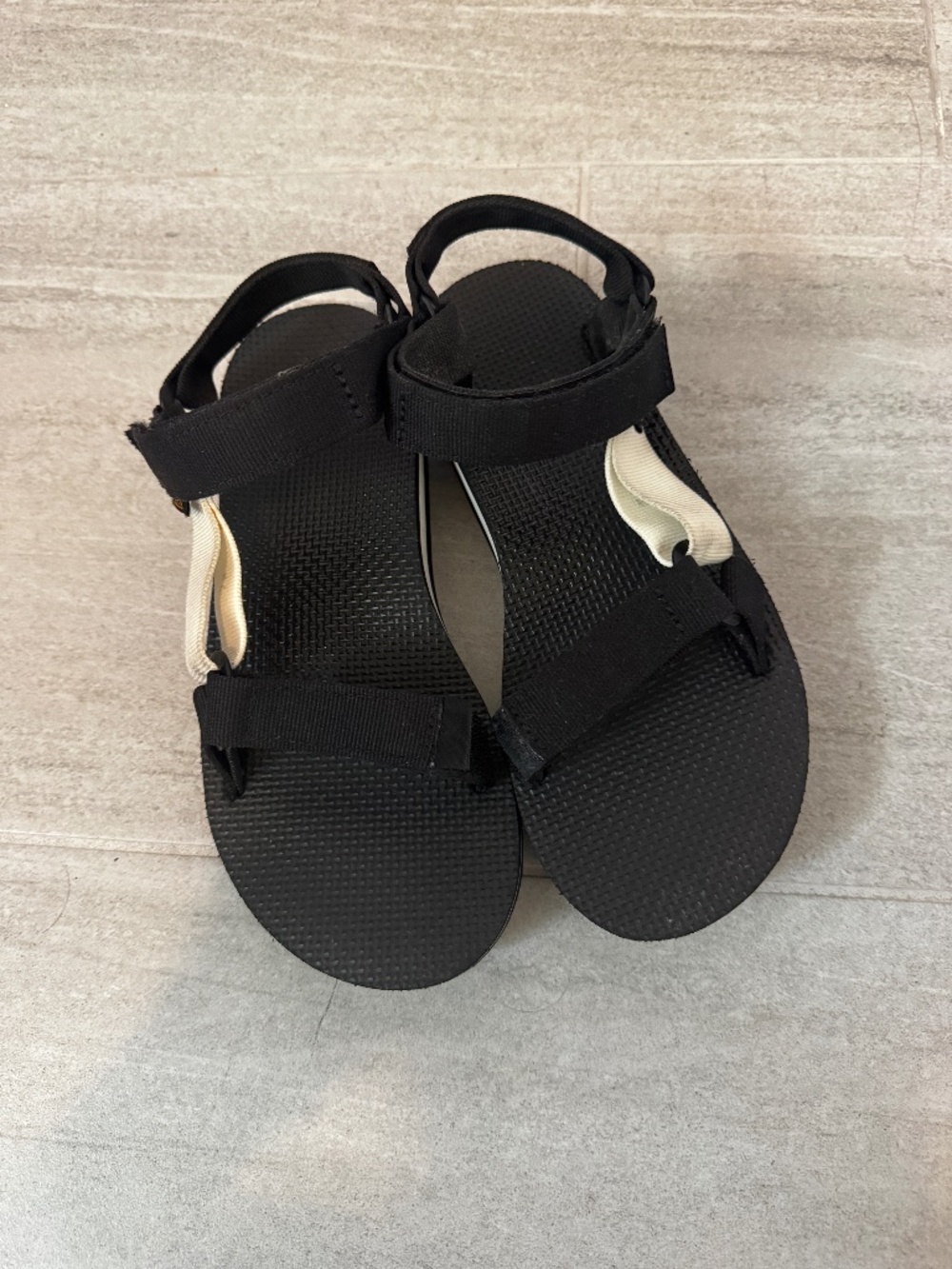 Teva Midform Universal Canvas Sandal, black, size 7